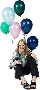We release balloons only for winners!
