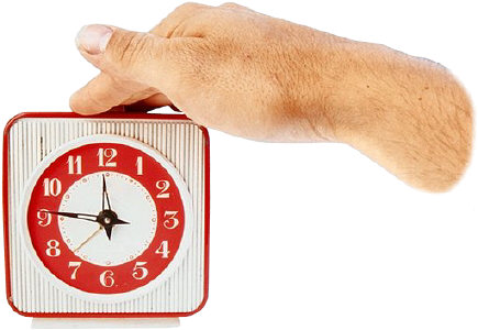 Mr. Hand is counting down the minutes to retirement!
