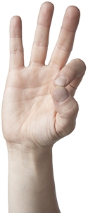 Mr. Hand says, "Way to go!"
