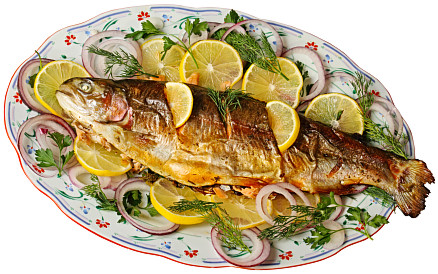 Seasoned with butter and lemon! Yum!